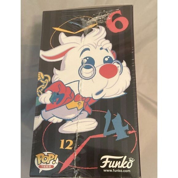 Funko Pop! Alice in Wonderland: White Rabbit #1062 (Flocked) + Tee (M) Target - Picture 5 of 9